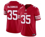 Men's San Francisco 49ers #35 Sincere McCormick Red 2026 F.U.S.E. Vapor Untouchable Limited Football Stitched Jersey Men's San Francisco 49ers #35 Sincere McCormick Red 2026 F.U.S.E. Vapor Untouchable Limited Football Stitched Jersey