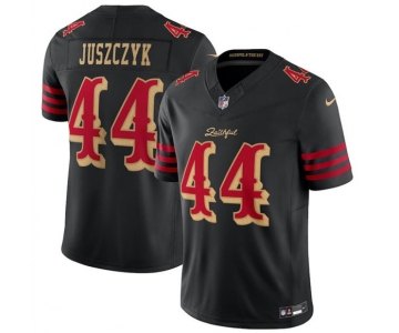 Men's San Francisco 49ers #44 Kyle Juszczyk Black 2025 F.U.S.E. “Rivalries” Vapor Limited Football Stitched Jersey