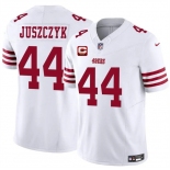 Men's San Francisco 49ers #44 Kyle Juszczyk White 2025 F.U.S.E. With 2-Star C Patch Vapor Untouchable Limited Stitched Football Jersey Men's San Francisco 49ers #44 Kyle Juszczyk White 2025 F.U.S.E. With 2-Star C Patch Vapor Untouchable Limited Stitched Football Jersey