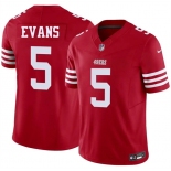 Men's San Francisco 49ers #5 Mike Evans Red 2026 F.U.S.E. Vapor Untouchable Limited Football Stitched Jersey