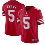 Men's San Francisco 49ers #5 Mike Evans Red 2026 Vapor Untouchable Limited Football Stitched Jersey
