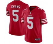 Men's San Francisco 49ers #5 Mike Evans Red 2026 Vapor Untouchable Limited Football Stitched Jersey Men's San Francisco 49ers #5 Mike Evans Red 2026 Vapor Untouchable Limited Football Stitched Jersey