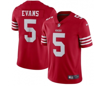 Men's San Francisco 49ers #5 Mike Evans Red 2026 Vapor Untouchable Limited Football Stitched Jersey