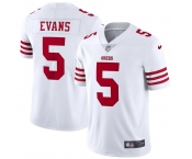 Men's San Francisco 49ers #5 Mike Evans White 2026 Vapor Untouchable Limited Football Stitched Jersey Men's San Francisco 49ers #5 Mike Evans White 2026 Vapor Untouchable Limited Football Stitched Jersey