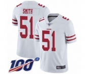 Men's San Francisco 49ers #51 Malcolm Smith White Vapor Untouchable Limited Player 100th Season Football Jersey Men's San Francisco 49ers #51 Malcolm Smith White Vapor Untouchable Limited Player 100th Season Football Jersey