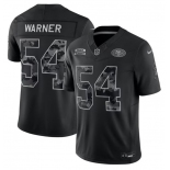 Men's San Francisco 49ers #54 Fred Warner Black 2026 F.U.S.E. Salute to Service Limited Stitched Football Jersey