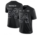 Men's San Francisco 49ers #54 Fred Warner Black 2026 F.U.S.E. Salute to Service Limited Stitched Football Jersey Men's San Francisco 49ers #54 Fred Warner Black 2026 F.U.S.E. Salute to Service Limited Stitched Football Jersey