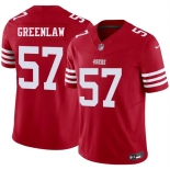 Men's San Francisco 49ers #57 Dre Greenlaw Red 2026 F.U.S.E. Vapor Untouchable Limited Football Stitched Jersey