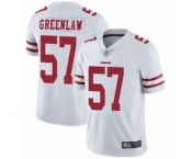 Men's San Francisco 49ers #57 Dre Greenlaw White Vapor Untouchable Limited Player Football Jersey Men's San Francisco 49ers #57 Dre Greenlaw White Vapor Untouchable Limited Player Football Jersey