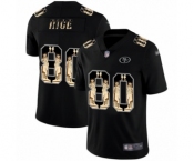 Men's San Francisco 49ers #80 Jerry Rice Limited Black Statue of Liberty Football Jersey Men's San Francisco 49ers #80 Jerry Rice Limited Black Statue of Liberty Football Jersey