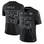 Men's San Francisco 49ers #85 George Kittle Black 2026 F.U.S.E. Salute to Service Limited Stitched Football Jersey
