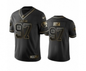 Men's San Francisco 49ers #97 Nick Bosa Limited Black Golden Edition Football Jersey Men's San Francisco 49ers #97 Nick Bosa Limited Black Golden Edition Football Jersey