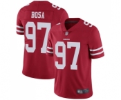 Men's San Francisco 49ers #97 Nick Bosa Red Team Color Vapor Untouchable Limited Player Football Jersey Men's San Francisco 49ers #97 Nick Bosa Red Team Color Vapor Untouchable Limited Player Football Jersey