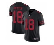 Nike San Francisco 49ers #18 Dante Pettis Black Alternate Men Stitched NFL Vapor Untouchable Limited Jersey Nike San Francisco 49ers #18 Dante Pettis Black Alternate Men Stitched NFL Vapor Untouchable Limited Jersey