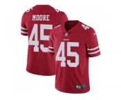 Nike San Francisco 49ers #45 Tarvarius Moore Red Team Color Men Stitched NFL Vapor Untouchable Limited Jersey Nike San Francisco 49ers #45 Tarvarius Moore Red Team Color Men Stitched NFL Vapor Untouchable Limited Jersey