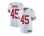Nike San Francisco 49ers #45 Tarvarius Moore White Men Stitched NFL Vapor Untouchable Limited Jersey Nike San Francisco 49ers #45 Tarvarius Moore White Men Stitched NFL Vapor Untouchable Limited Jersey