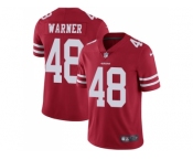 Nike San Francisco 49ers #48 Fred Warner Red Team Color Men Stitched NFL Vapor Untouchable Limited Jersey Nike San Francisco 49ers #48 Fred Warner Red Team Color Men Stitched NFL Vapor Untouchable Limited Jersey
