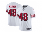 Nike San Francisco 49ers #48 Fred Warner White Rush Men Stitched NFL Vapor Untouchable Limited Jersey Nike San Francisco 49ers #48 Fred Warner White Rush Men Stitched NFL Vapor Untouchable Limited Jersey