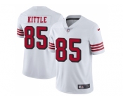 Nike San Francisco 49ers #85 George Kittle White Rush Men Stitched NFL Vapor Untouchable Limited Jersey Nike San Francisco 49ers #85 George Kittle White Rush Men Stitched NFL Vapor Untouchable Limited Jersey
