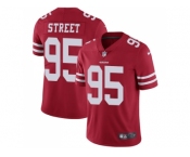 Nike San Francisco 49ers #95 Kentavius Street Red Team Color Men Stitched NFL Vapor Untouchable Limited Jersey Nike San Francisco 49ers #95 Kentavius Street Red Team Color Men Stitched NFL Vapor Untouchable Limited Jersey