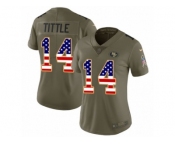 Women Nike San Francisco 49ers #14 Y.A. Tittle Limited Olive USA Flag 2017 Salute to Service NFL Jersey Women Nike San Francisco 49ers #14 Y.A. Tittle Limited Olive USA Flag 2017 Salute to Service NFL Jersey