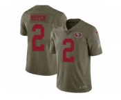 Women Nike San Francisco 49ers #2 Brian Hoyer Limited Olive Camo 2017 Salute to Service NFL Jersey Women Nike San Francisco 49ers #2 Brian Hoyer Limited Olive Camo 2017 Salute to Service NFL Jersey