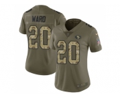 Women Nike San Francisco 49ers #20 Jimmie Ward Olive Camo Stitched NFL Limited 2017 Salute to Service Jersey Women Nike San Francisco 49ers #20 Jimmie Ward Olive Camo Stitched NFL Limited 2017 Salute to Service Jersey