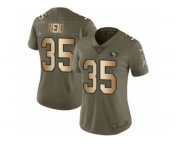 Women Nike San Francisco 49ers #35 Eric Reid Limited Olive Gold 2017 Salute to Service NFL Jersey Women Nike San Francisco 49ers #35 Eric Reid Limited Olive Gold 2017 Salute to Service NFL Jersey