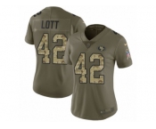 Women Nike San Francisco 49ers #42 Ronnie Lott Limited Olive Camo 2017 Salute to Service NFL Jersey Women Nike San Francisco 49ers #42 Ronnie Lott Limited Olive Camo 2017 Salute to Service NFL Jersey