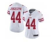 Women Nike San Francisco 49ers #44 Kyle Juszczyk White Stitched NFL Vapor Untouchable Limited Jersey Women Nike San Francisco 49ers #44 Kyle Juszczyk White Stitched NFL Vapor Untouchable Limited Jersey