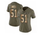 Women Nike San Francisco 49ers #51 Malcolm Smith Limited Olive Gold 2017 Salute to Service NFL Jersey Women Nike San Francisco 49ers #51 Malcolm Smith Limited Olive Gold 2017 Salute to Service NFL Jersey