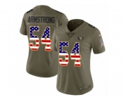 Women Nike San Francisco 49ers #54 Ray-Ray Armstrong Limited Olive USA Flag 2017 Salute to Service NFL Jersey Women Nike San Francisco 49ers #54 Ray-Ray Armstrong Limited Olive USA Flag 2017 Salute to Service NFL Jersey