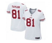 Women Nike San Francisco 49ers #81 Trent Taylor Game White NFL Jersey Women Nike San Francisco 49ers #81 Trent Taylor Game White NFL Jersey
