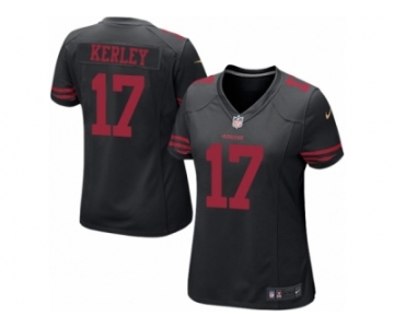 Women's Nike San Francisco 49ers #14 Jeremy Kerley Game Black NFL Jersey
