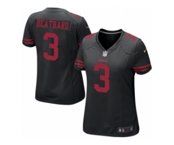Women's Nike San Francisco 49ers #3 C. J. Beathard Game Black NFL Jersey