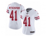 Women's Nike San Francisco 49ers #41 Ahkello Witherspoon Vapor Untouchable Limited White NFL Jersey