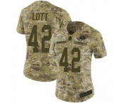 Women's Nike San Francisco 49ers #42 Ronnie Lott Limited Camo 2018 Salute to Service NFL Jersey Women's Nike San Francisco 49ers #42 Ronnie Lott Limited Camo 2018 Salute to Service NFL Jersey