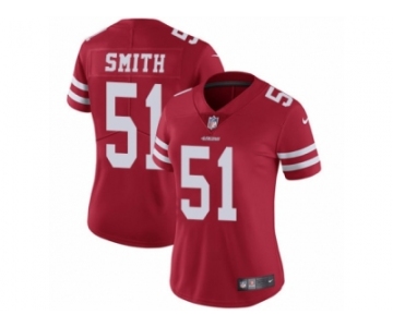 Women's Nike San Francisco 49ers #51 Malcolm Smith Vapor Untouchable Limited Red Team Color NFL Jersey