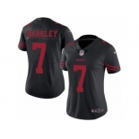 Women's Nike San Francisco 49ers #7 Matt Barkley Limited Black Rush NFL Jersey
