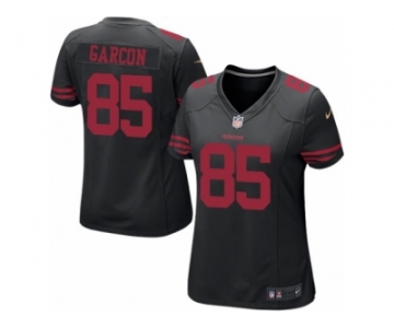 Women's Nike San Francisco 49ers #85 Pierre Garcon Limited Black NFL Jersey