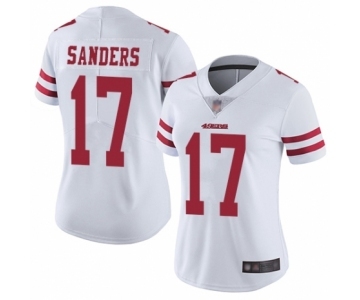 Women's San Francisco 49ers #17 Emmanuel Sanders White Vapor Untouchable Limited Player Football Jersey