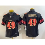 Women's San Francisco 49ers #49 Faithful Black 2025 F.U.S.E. “Rivalries” Vapor Limited Stitched Jersey Women's San Francisco 49ers #49 Faithful Black 2025 F.U.S.E. “Rivalries” Vapor Limited Stitched Jersey