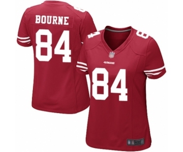 Women's San Francisco 49ers #84 Kendrick Bourne Game Red Team Color Football Jersey