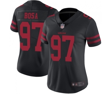 Women's San Francisco 49ers #97 Nick Bosa Black Vapor Untouchable Limited Player Football Jersey