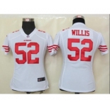 nike women nfl jerseys san francisco 49ers #52 willis white[nike]