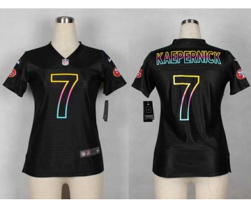 nike women nfl jerseys san francisco 49ers #7 colin kaepernick black[nike fashion]