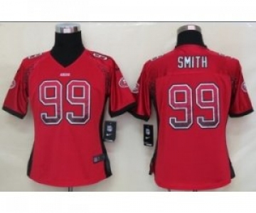 nike women nfl jerseys san francisco 49ers #99 smith red[Elite drift fashion]