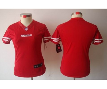 nike women nfl jerseys san francisco 49ers blank red[nike limited]