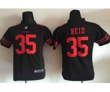 Nike Youth New 49ers #35 Eric Reid Black Alternate Stitched jerseys