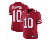 Youth Nike San Francisco 49ers #10 Jimmy Garoppolo Red Team Color Vapor Untouchable Limited Player NFL Jersey